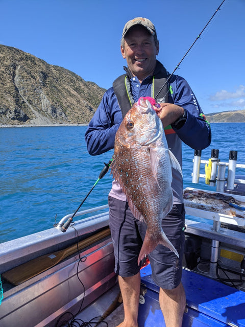 Snapper are loving the small pink coloured jigs at the moment