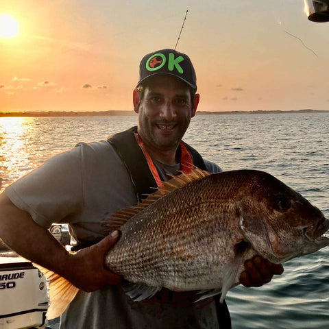 Tony with a beaut snapper from the far north
