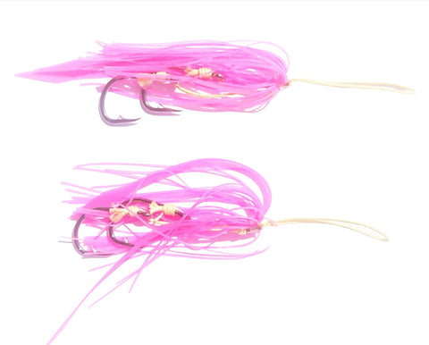 Replacement Double Tackle Assist Hooks Pink Sparkle Assist