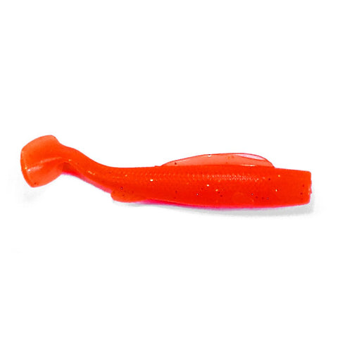 Gary - 80Ml Paddle Tail Soft Baits 80Mm / Orange Sparkle Soft